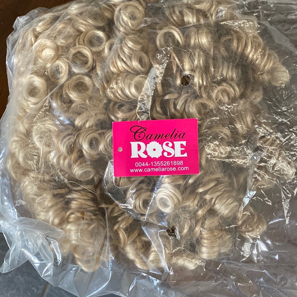 Camilla Rose blonde Irish dance wig